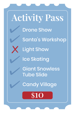 Lights & Flights activity pass Lights & Flights activity pass