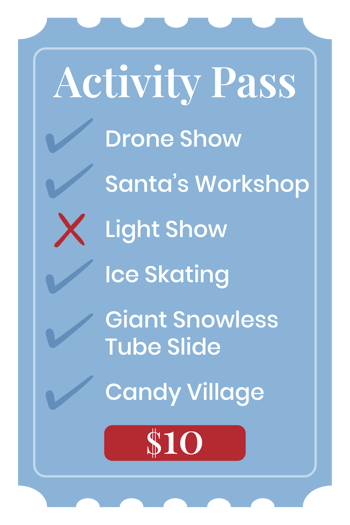 Lights & Flights activity pass Lights & Flights activity pass