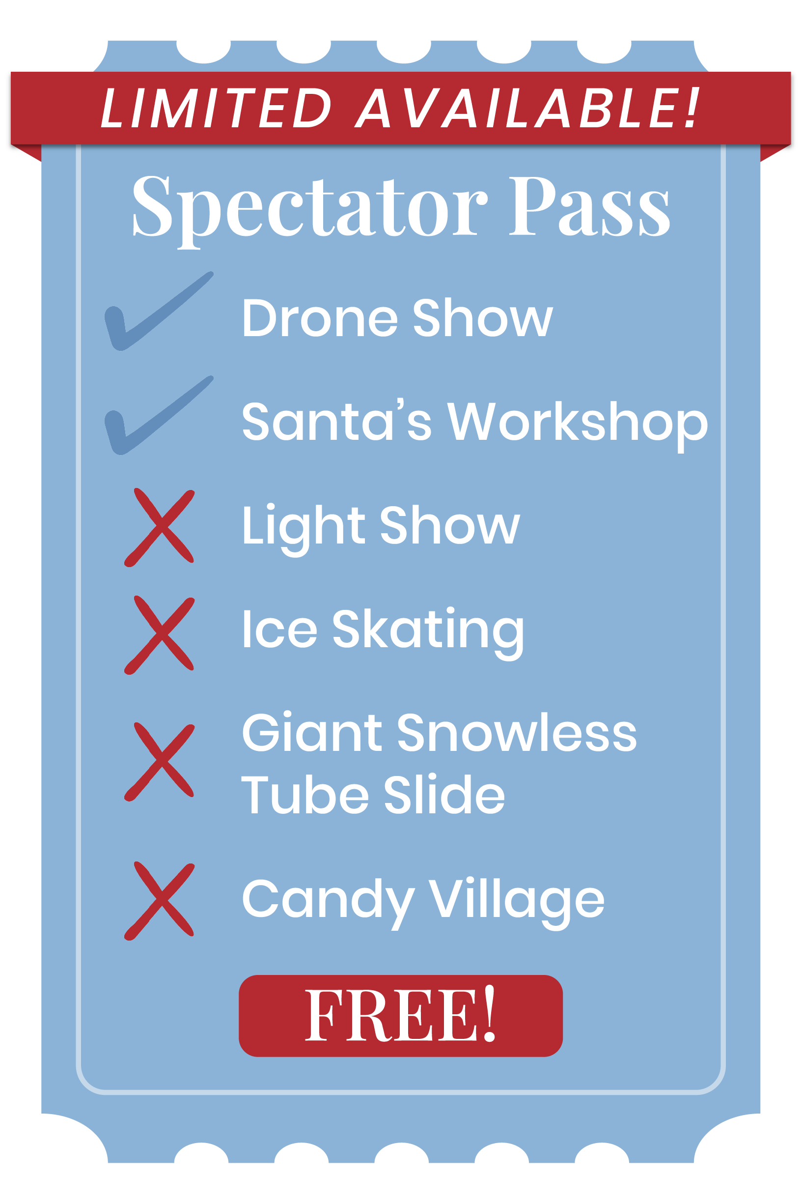 Lights & Flights spectator pass - limited available