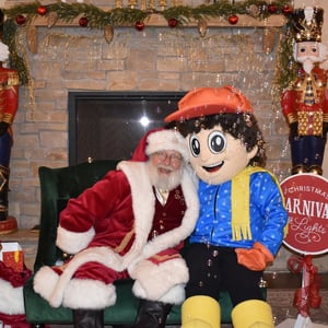 An image of Jax at Santa's Workshop