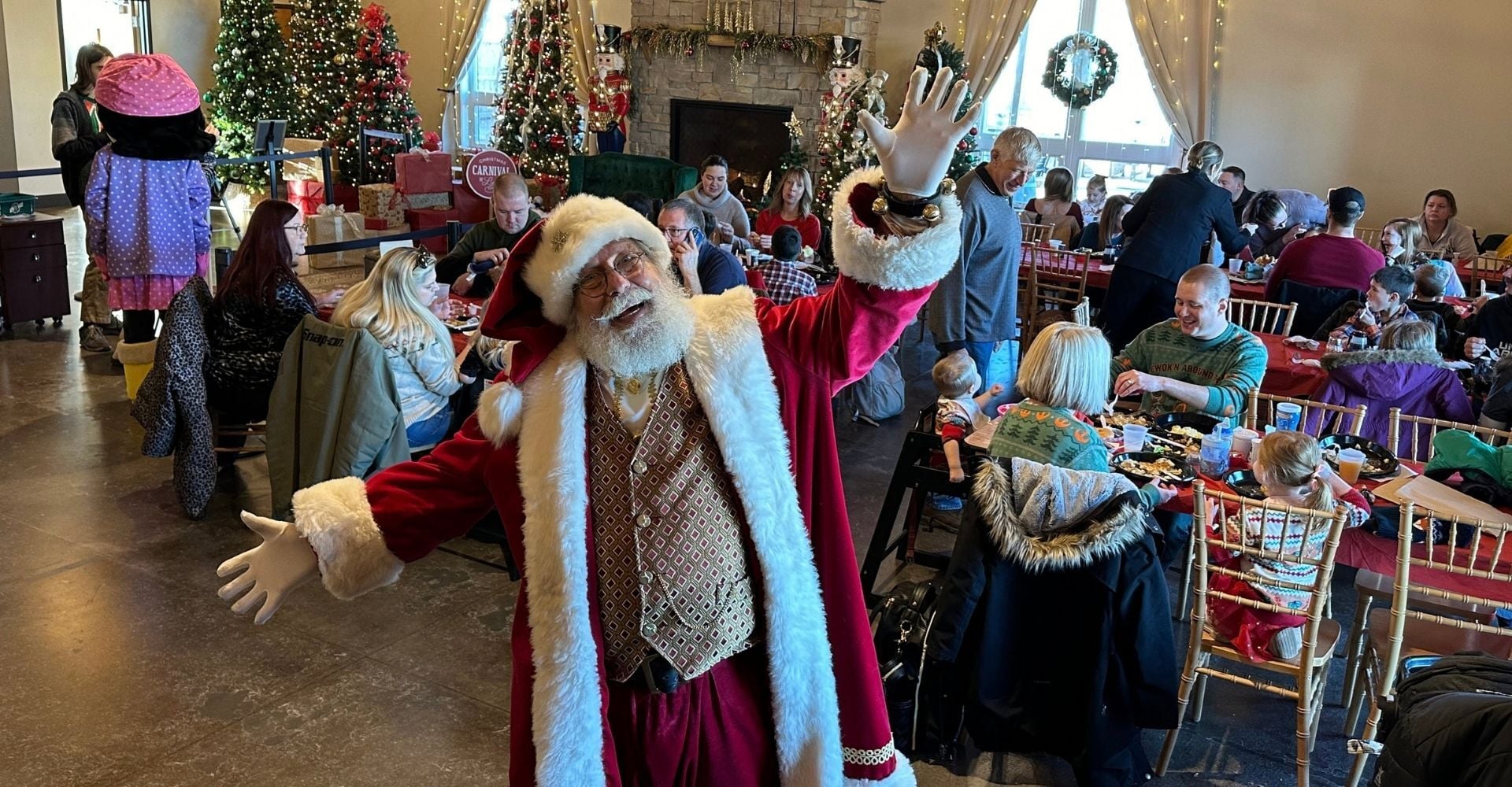 breakfast with santa at the Christmas Carnival of Lights breakfast with santa at the Christmas Carnival of Lights