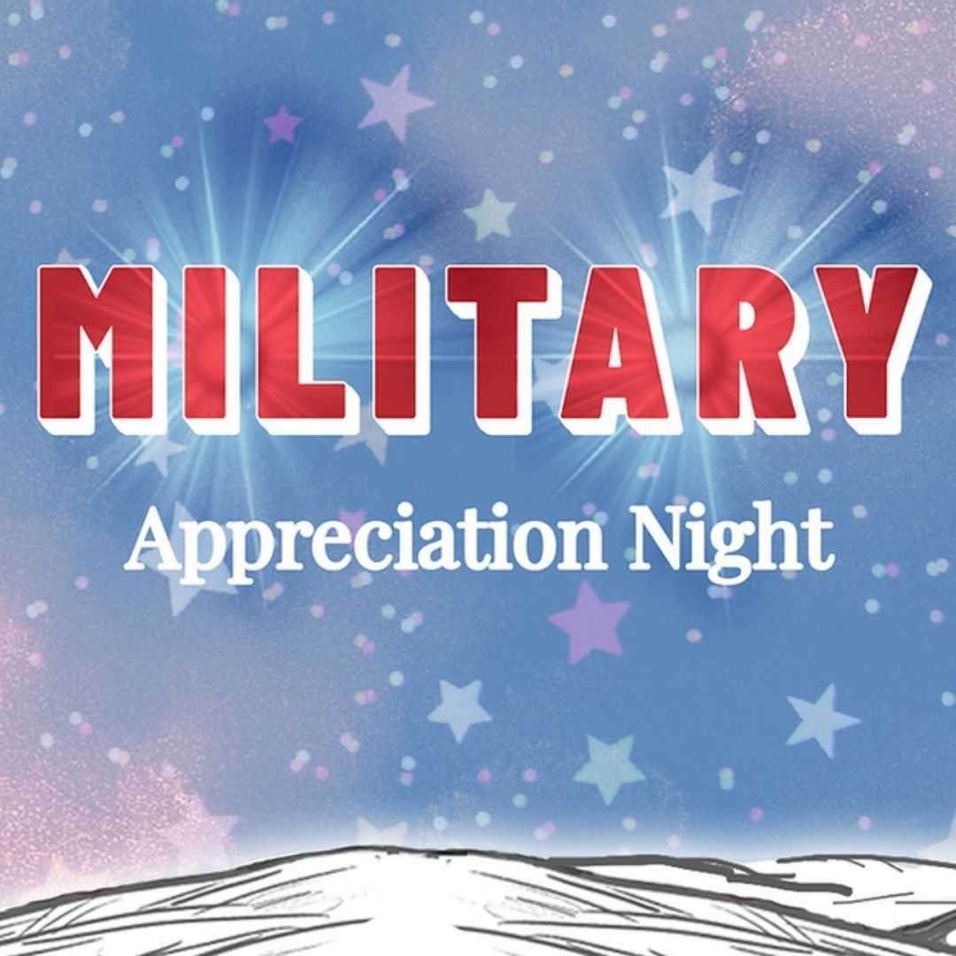 The banner for Military Appreciation Night at the Christmas Carnival of Lights. The banner for Military Appreciation Night at the Christmas Carnival of Lights.